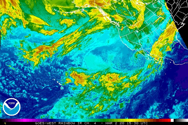 NE Pacific IR Radar